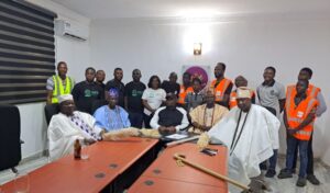 Figure 10: SRS Team with the Olota of Ota and other dignitaries during Advocacy visit